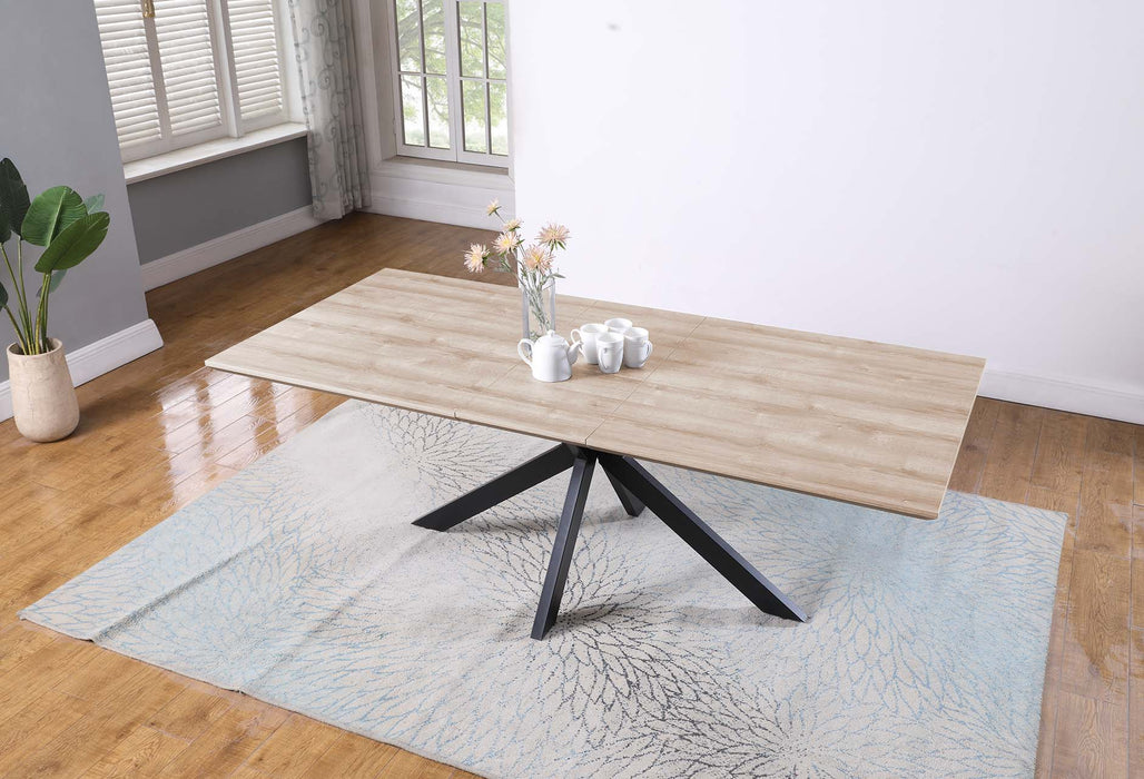 Tivoli Scratch Resistant Dining Table Oak Sonoma