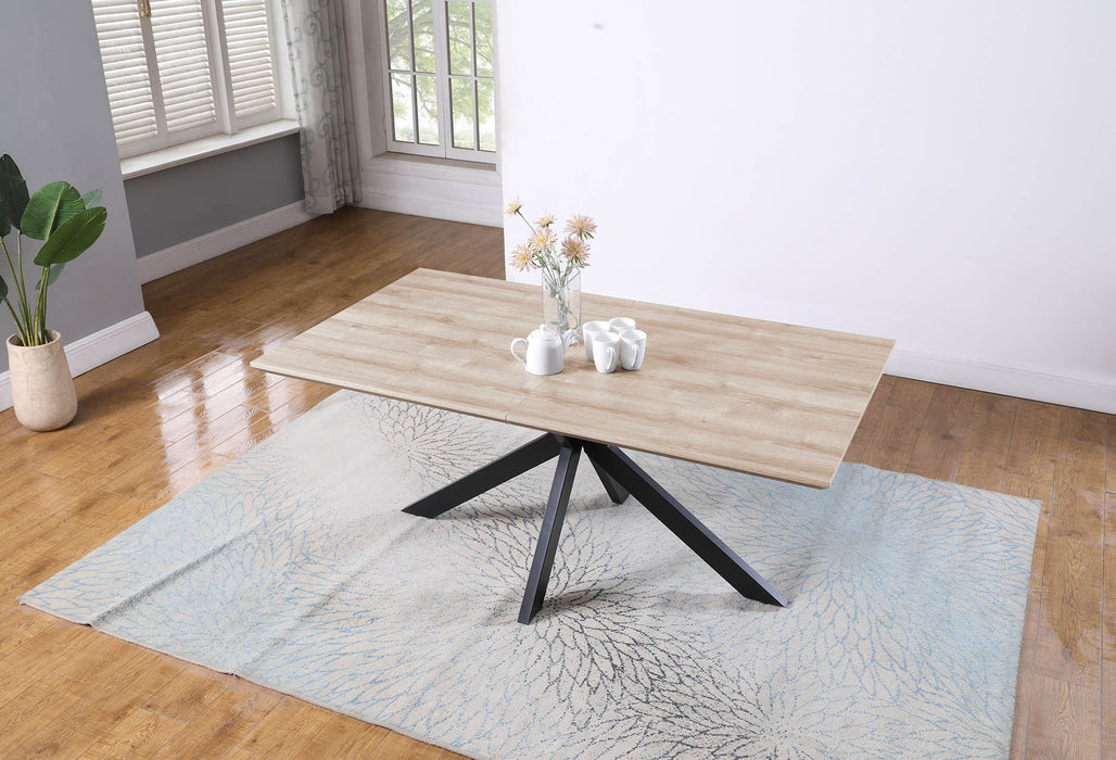 Tivoli Scratch Resistant Dining Table Oak Sonoma