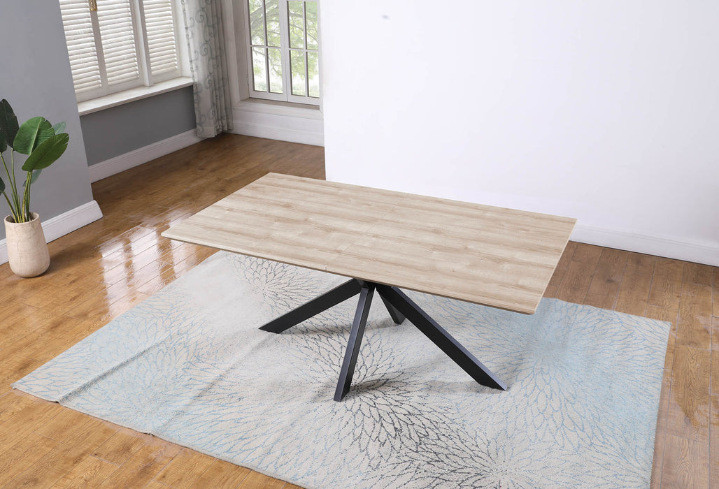 Tivoli Scratch Resistant Dining Table Oak Sonoma