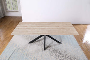 Tivoli Scratch Resistant Dining Table Oak Sonoma