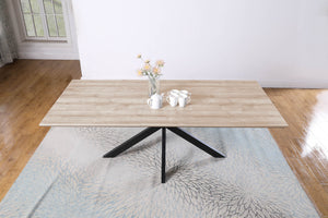 Tivoli Scratch Resistant Dining Table Oak Sonoma