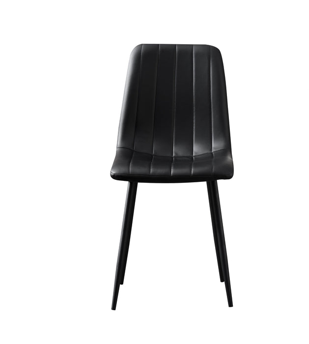 Theo Chair Black Faux Leather