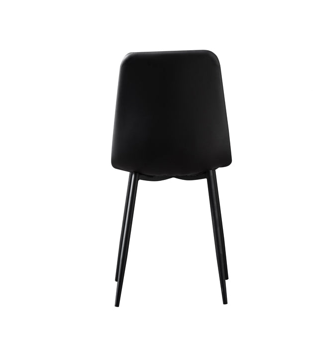 Theo Chair Black Faux Leather