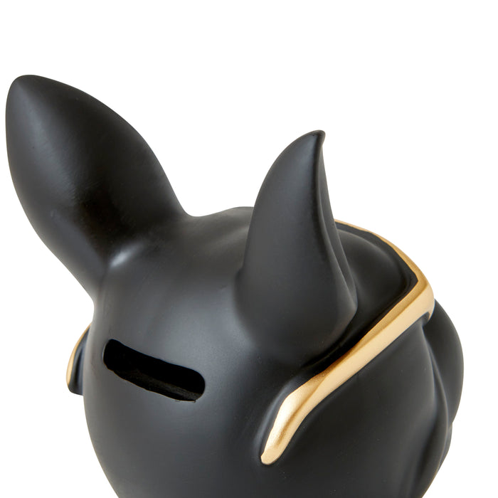 Bulldog Tray Rectangle, Black