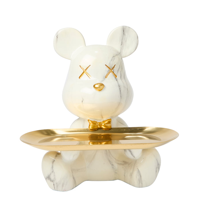 Bear Brick Tray Marble