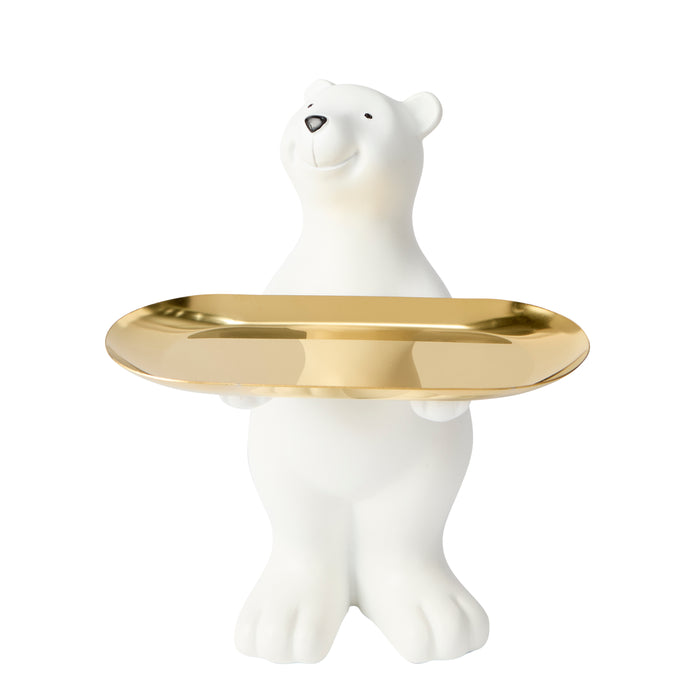 Polar Bear Tray - Brass