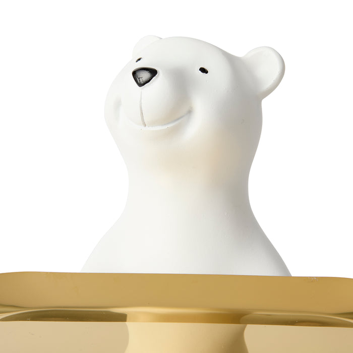 Polar Bear Tray - Brass