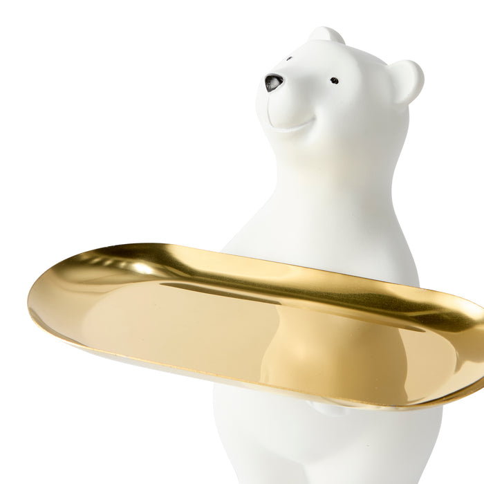 Polar Bear Tray - Brass