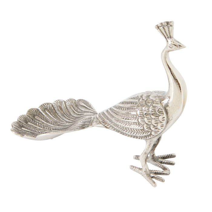 Peacock Tray, Large - Aluminium