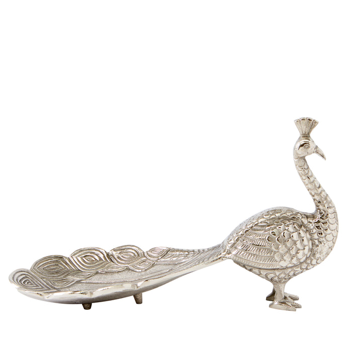 Peacock Tray, Small - Aluminium