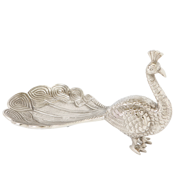 Peacock Tray, Small - Aluminium