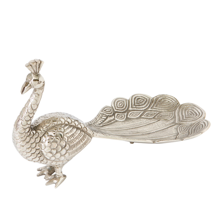 Peacock Tray, Small - Aluminium