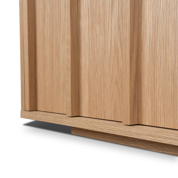 Kobus 2m Wooden TV Entertainment Unit - Natural