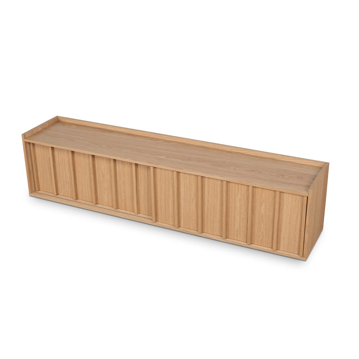 Kobus 2m Wooden TV Entertainment Unit - Natural