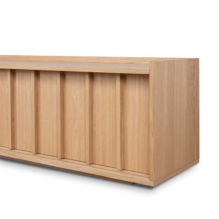 Kobus 2m Wooden TV Entertainment Unit - Natural