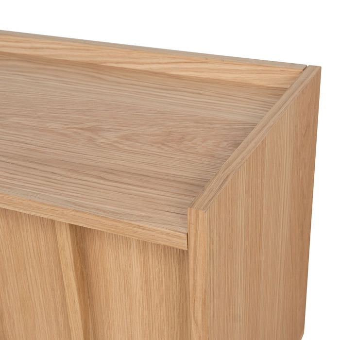 Kobus 2m Wooden TV Entertainment Unit - Natural
