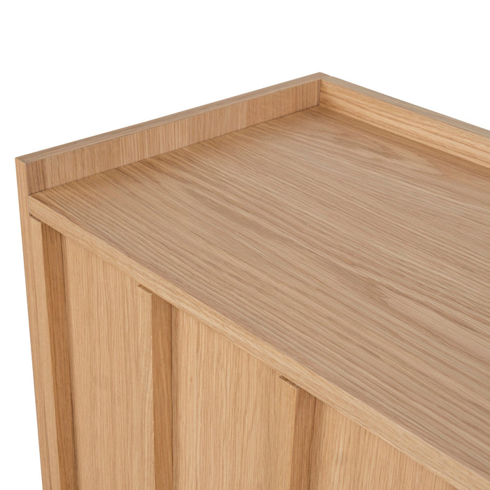Kobus 2m Wooden TV Entertainment Unit - Natural