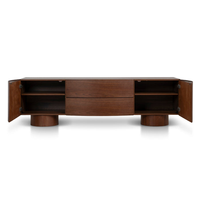Dorit 1.8m TV Entertainment Unit - Walnut