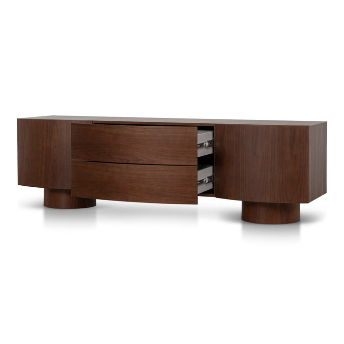 Dorit 1.8m TV Entertainment Unit - Walnut