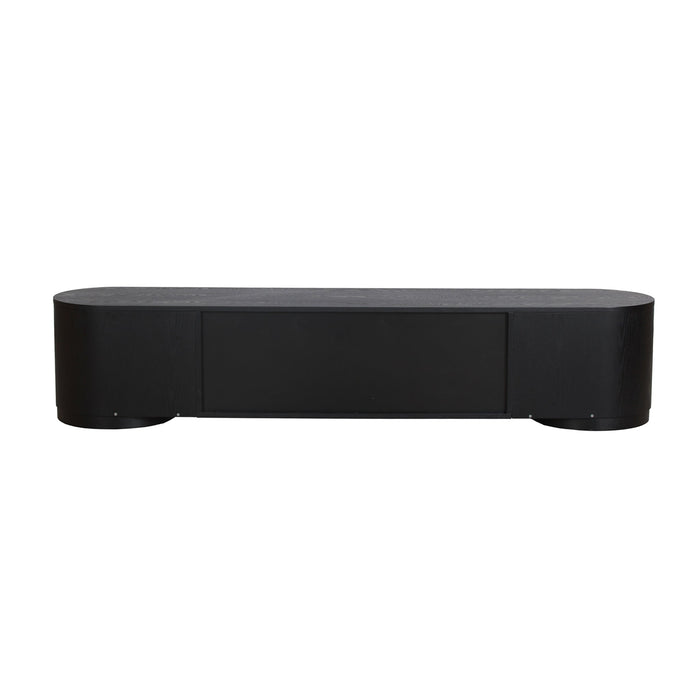 Anja 2.2m TV Entertainment Unit - Full Black