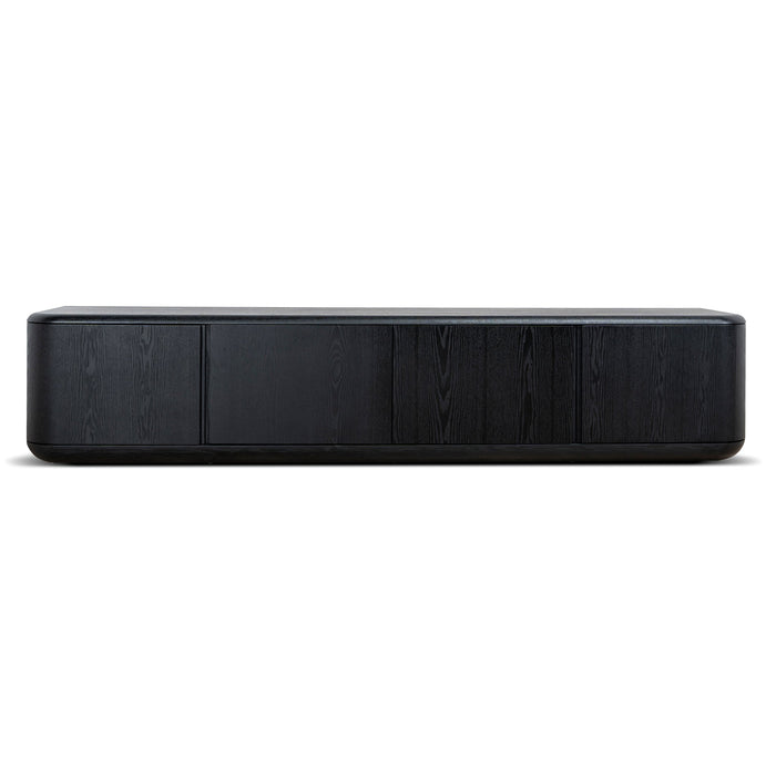 Sahar 2.2m TV Entertainment Unit - Full Black