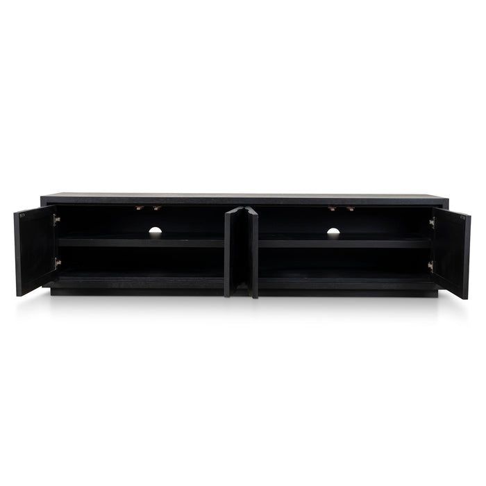 Monolith 2.2m TV Entertainment Unit - Full Black