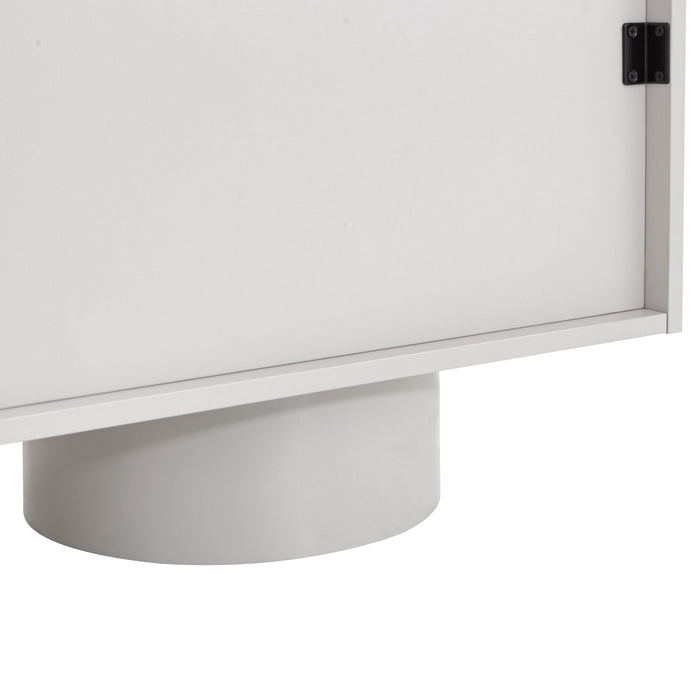 Dorit 1.8m TV Entertainment Unit - Warm Grey