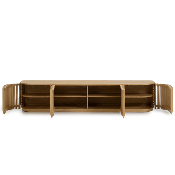 Arvena 2.15m TV Entertainment Unit - Natural