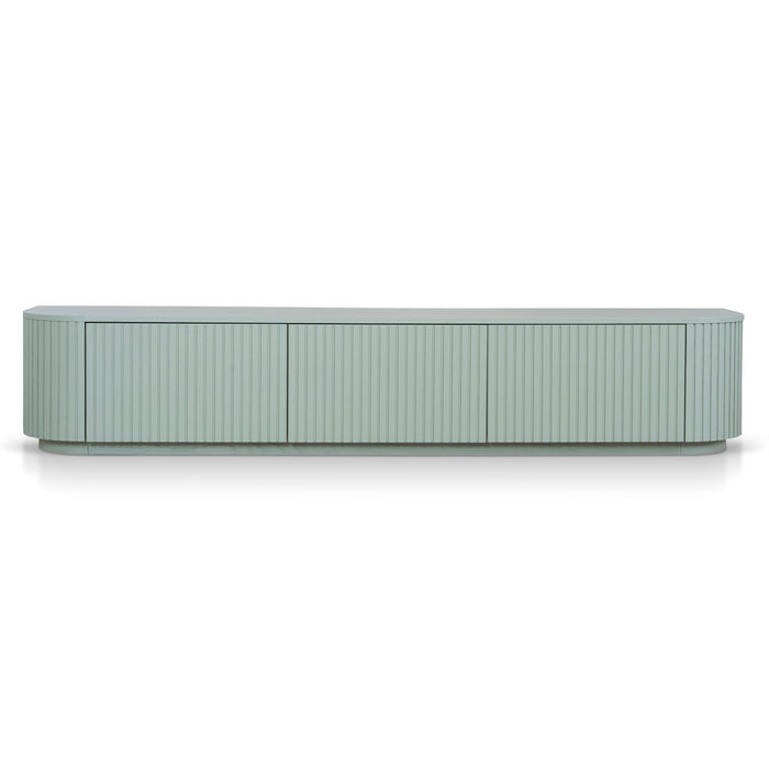 Marty 2.4m Entertainment TV Unit - Sage Green