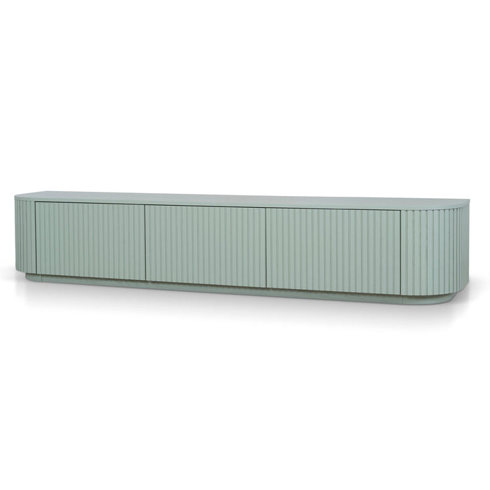 Marty 2.4m Entertainment TV Unit - Sage Green
