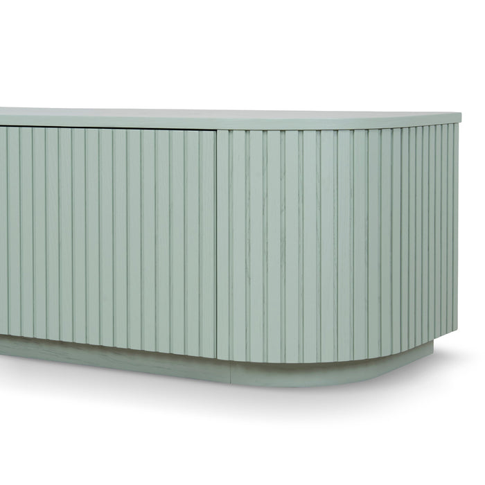 Marty 2.4m Entertainment TV Unit - Sage Green