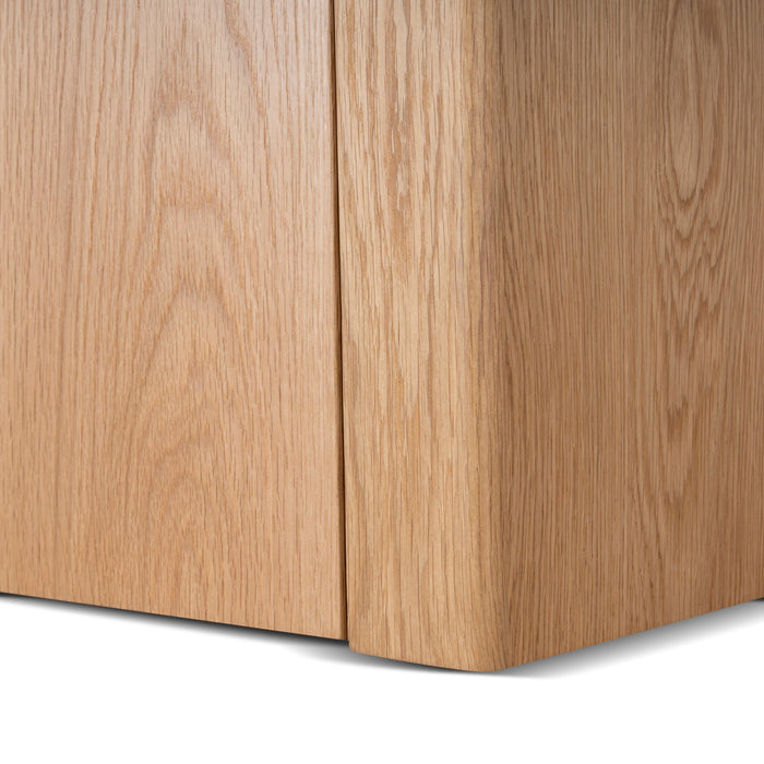 Ruvo Extendable TV Entertainment Unit - Natural Oak