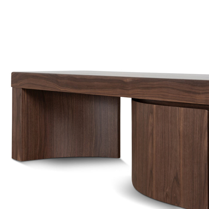 Ruvo Extendable TV Entertainment Unit - Walnut
