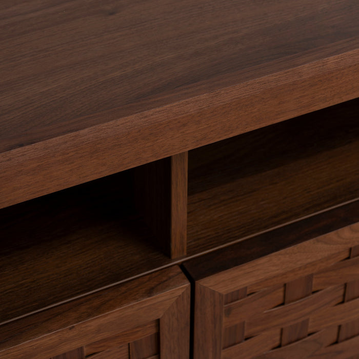 Varenna 1.8m TV Entertainment Unit - Walnut