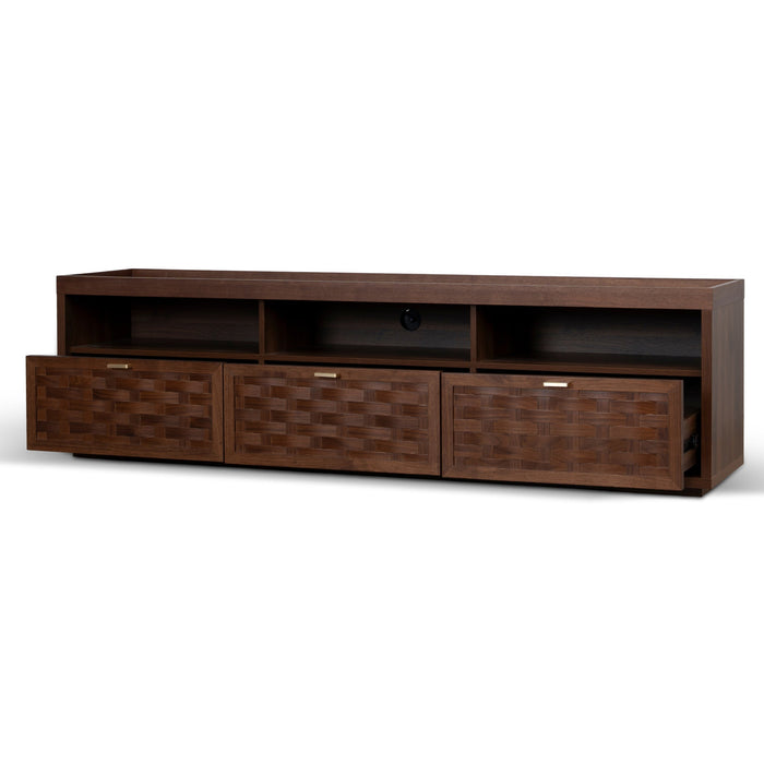 Varenna 1.8m TV Entertainment Unit - Walnut