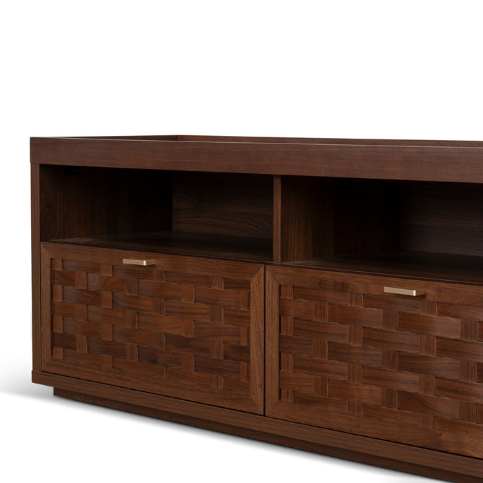 Varenna 1.8m TV Entertainment Unit - Walnut