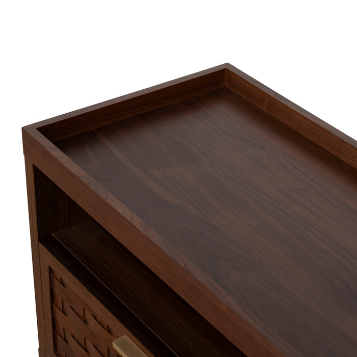 Varenna 1.8m TV Entertainment Unit - Walnut