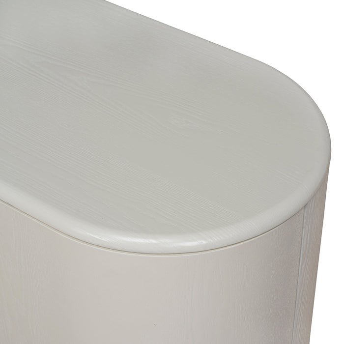 Anja 2.2m TV Entertainment Unit - Ivory Oat