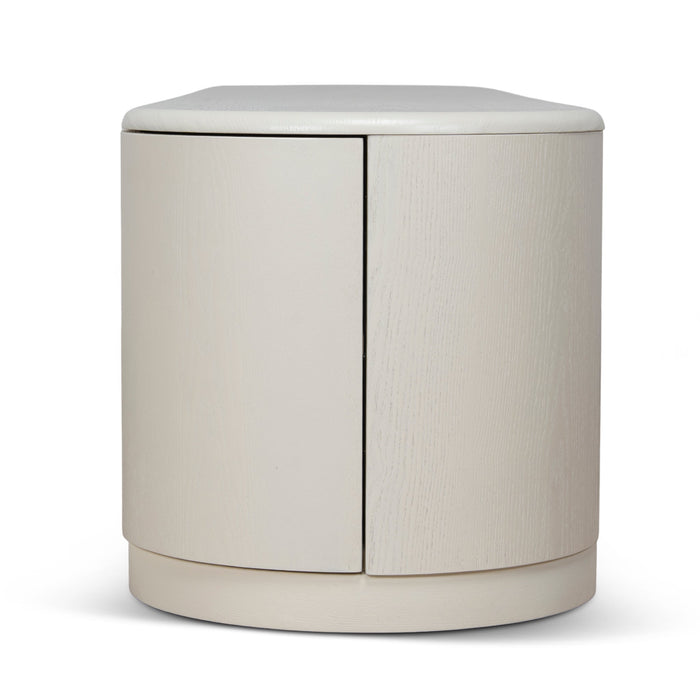 Anja 2.2m TV Entertainment Unit - Ivory Oat