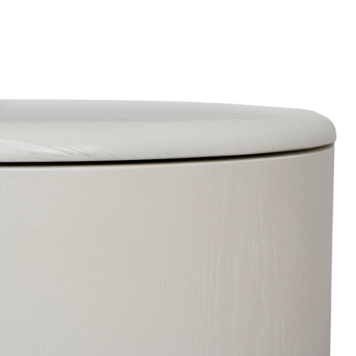 Anja 2.2m TV Entertainment Unit - Ivory Oat