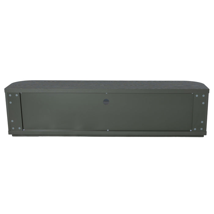 Elino 2m Veneer Top Entertainment TV Unit - Sage Green
