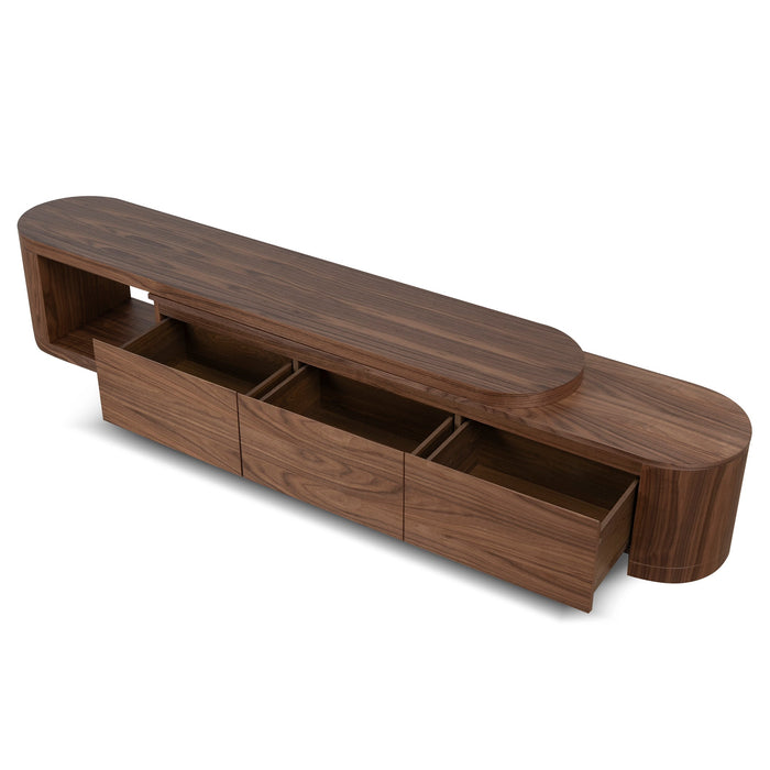 Eliza Extendable TV Entertainment Unit - Walnut