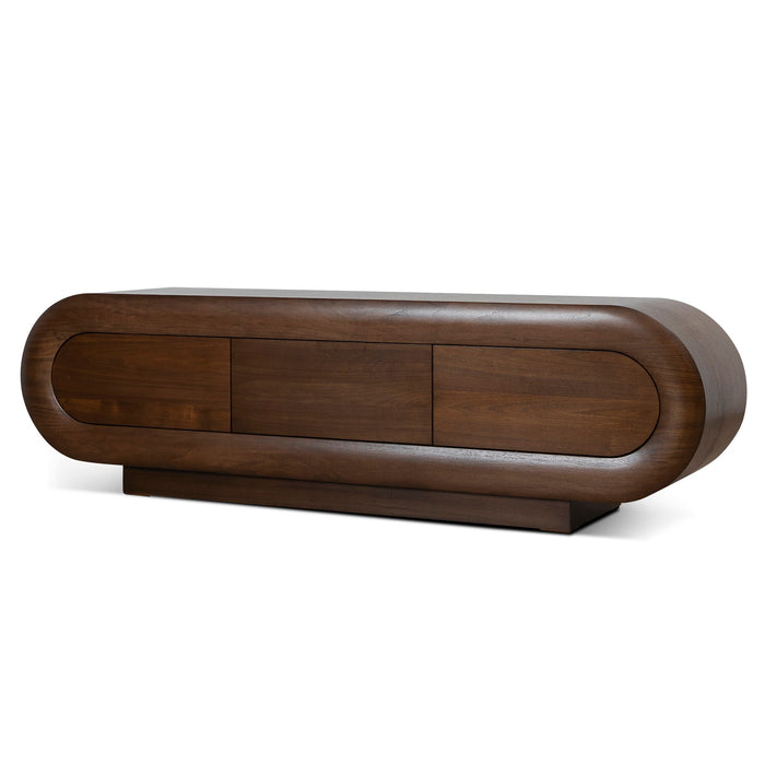 Vittoria 2m TV Entertainment Unit - Natural Walnut