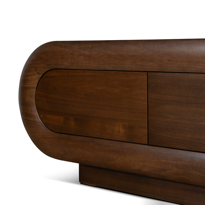 Vittoria 2m TV Entertainment Unit - Natural Walnut