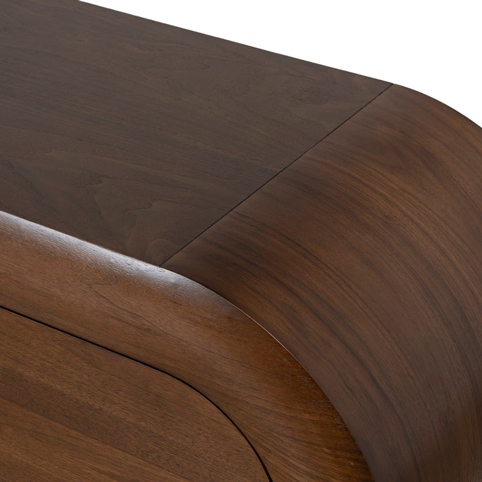 Vittoria 2m TV Entertainment Unit - Natural Walnut
