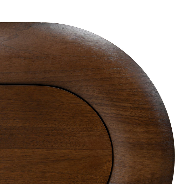 Vittoria 2m TV Entertainment Unit - Natural Walnut