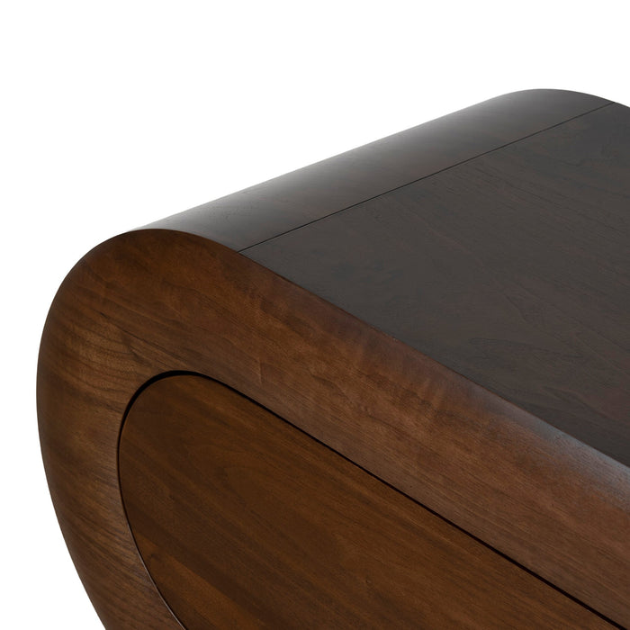 Vittoria 2m TV Entertainment Unit - Natural Walnut
