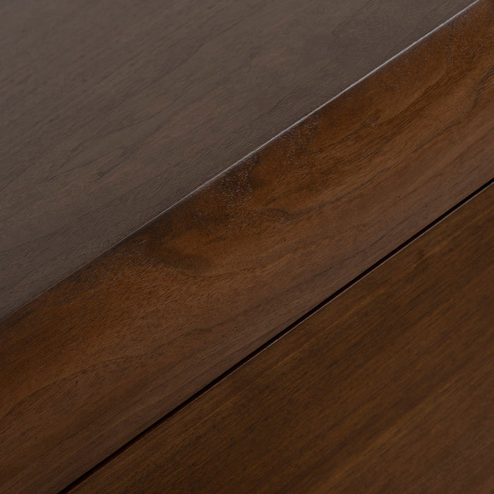 Vittoria 2m TV Entertainment Unit - Natural Walnut