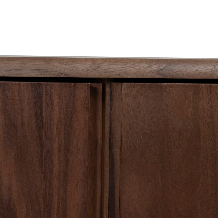 Anja 2.2m TV Entertainment Unit - Walnut