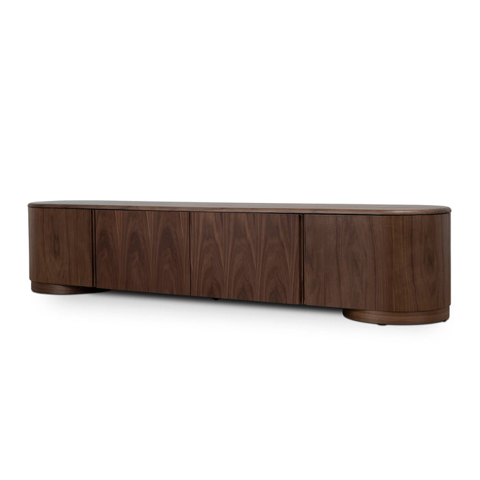 Anja 2.2m TV Entertainment Unit - Walnut